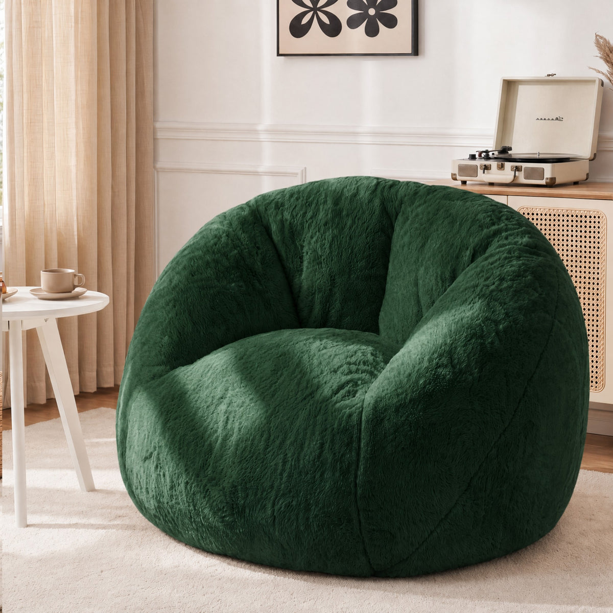 Plush Bean Bag Chair – Cozy Oversized Lounge Seat