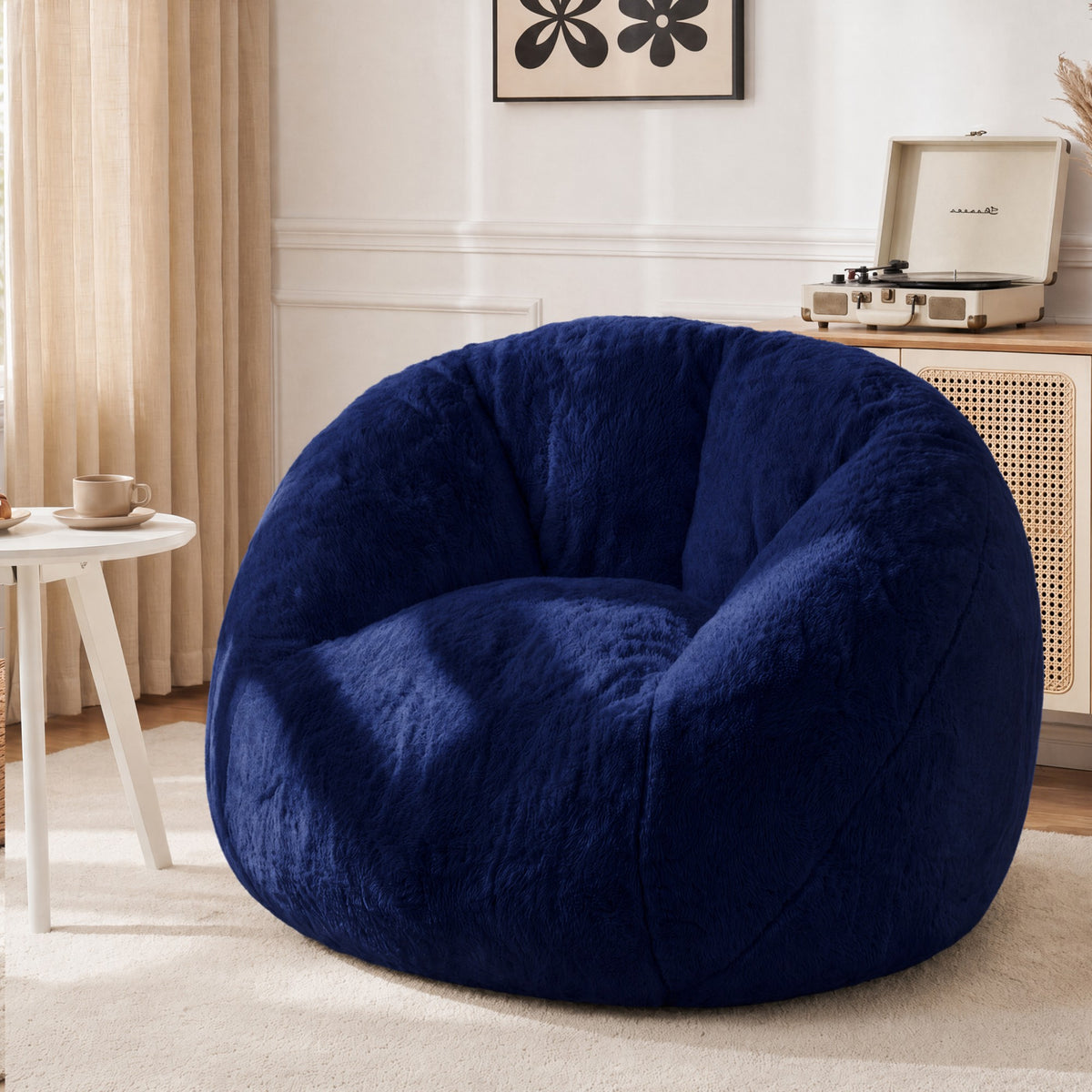 Plush Bean Bag Chair – Cozy Oversized Lounge Seat