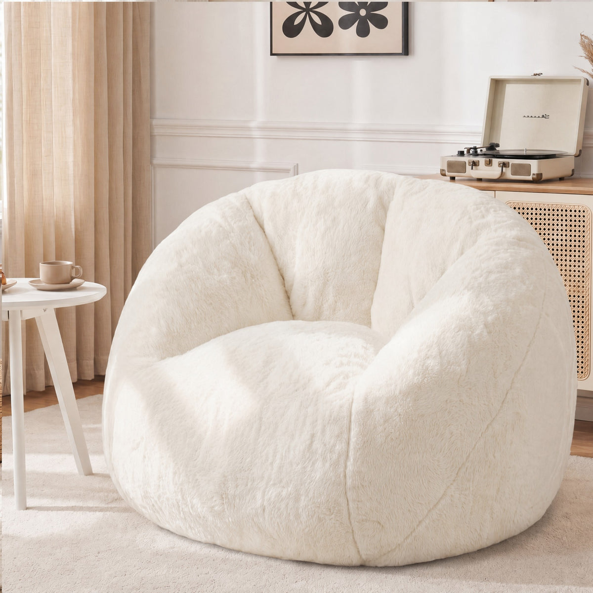 Plush Bean Bag Chair – Cozy Oversized Lounge Seat