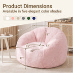 Plush Bean Bag Chair – Cozy Oversized Lounge Seat