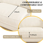 Shaped Modular Cloud Sectional Sofa