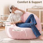 Plush Bean Bag Chair – Cozy Oversized Lounge Seat